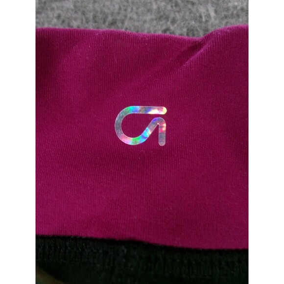 GAP Fit Pants Women Small Purple Striped Athleisure Workout Causal Preppy - Picture 12 of 13